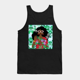 African Violets Tank Top